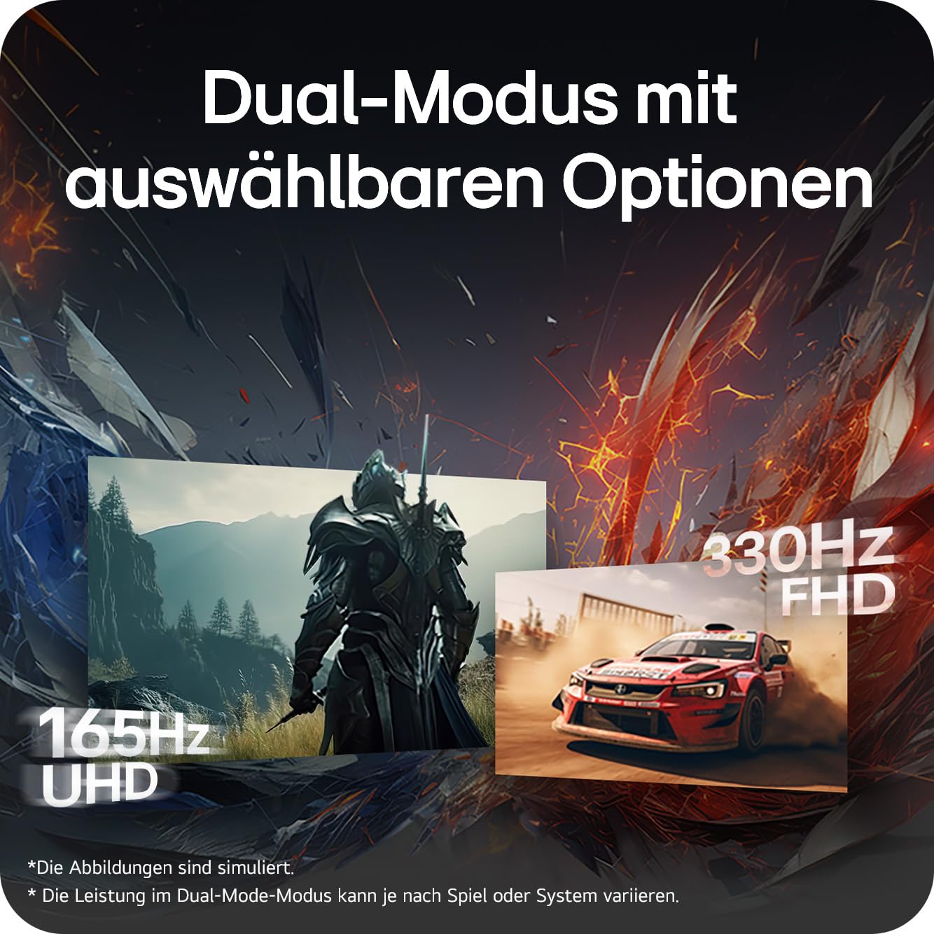 LG Ultragear 32GX850A-B 32 Zoll OLED Gaming Monitor, 4K UHD, 165Hz/330Hz Dual Mode, 0,03 ms, HDR10, DisplayHDR True Black 400, AMD FreeSync Premium Pro, HDMI 2.1, Schwarz 9
