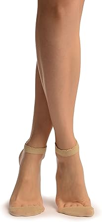 mesh socks with heels