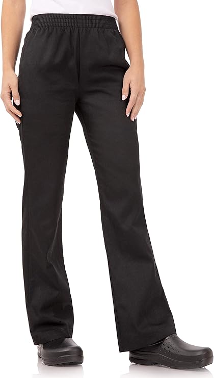 women's chef pants bootcut