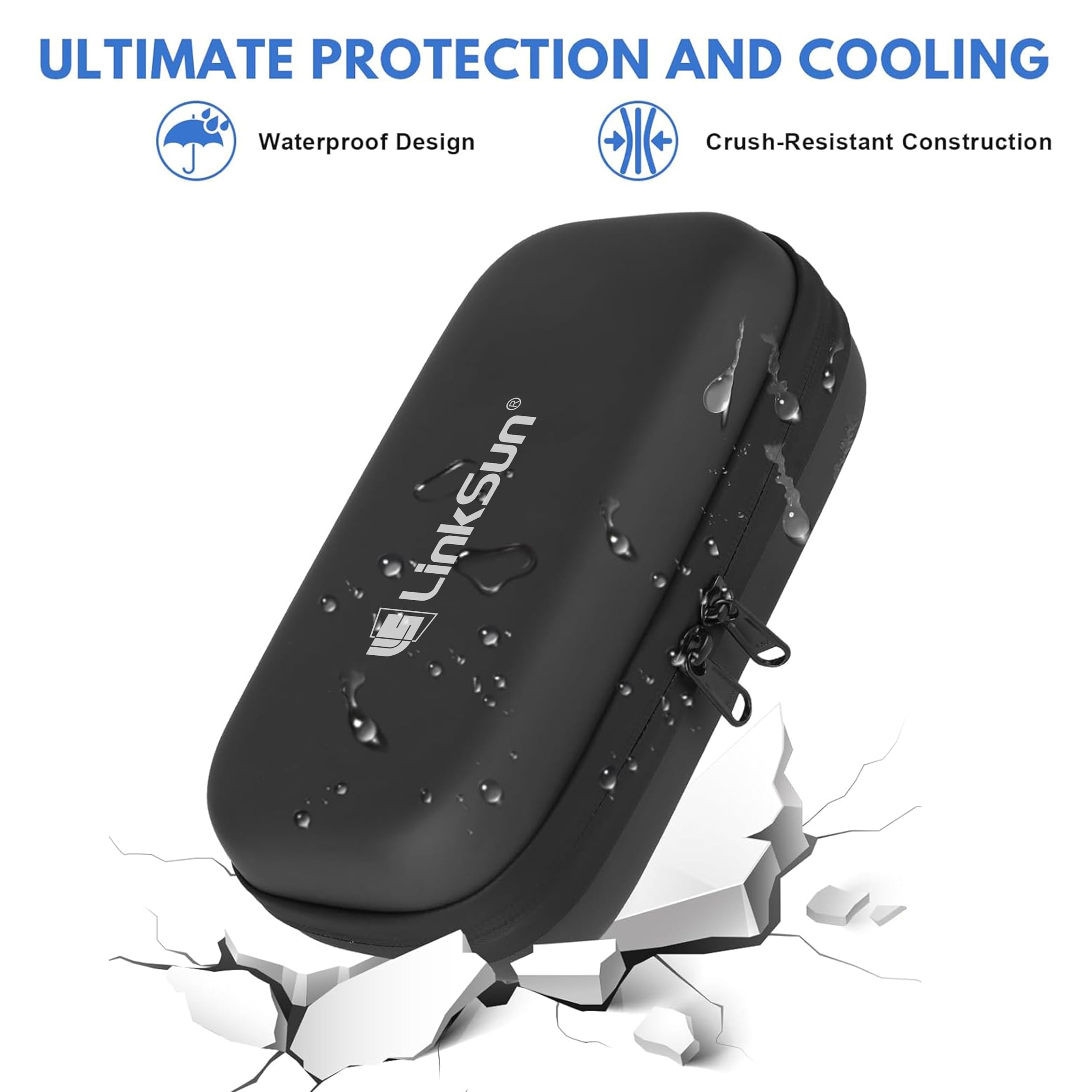 LinkSun G-425-2V Blood Glucose Monitor Kit, 100 Test Strips, 100 Lancets, High Accuracy Blood Sugar Monitor, Lancing Device, Control Solution & Travel Diabetic Organizer Bag, Large Display, No Coding