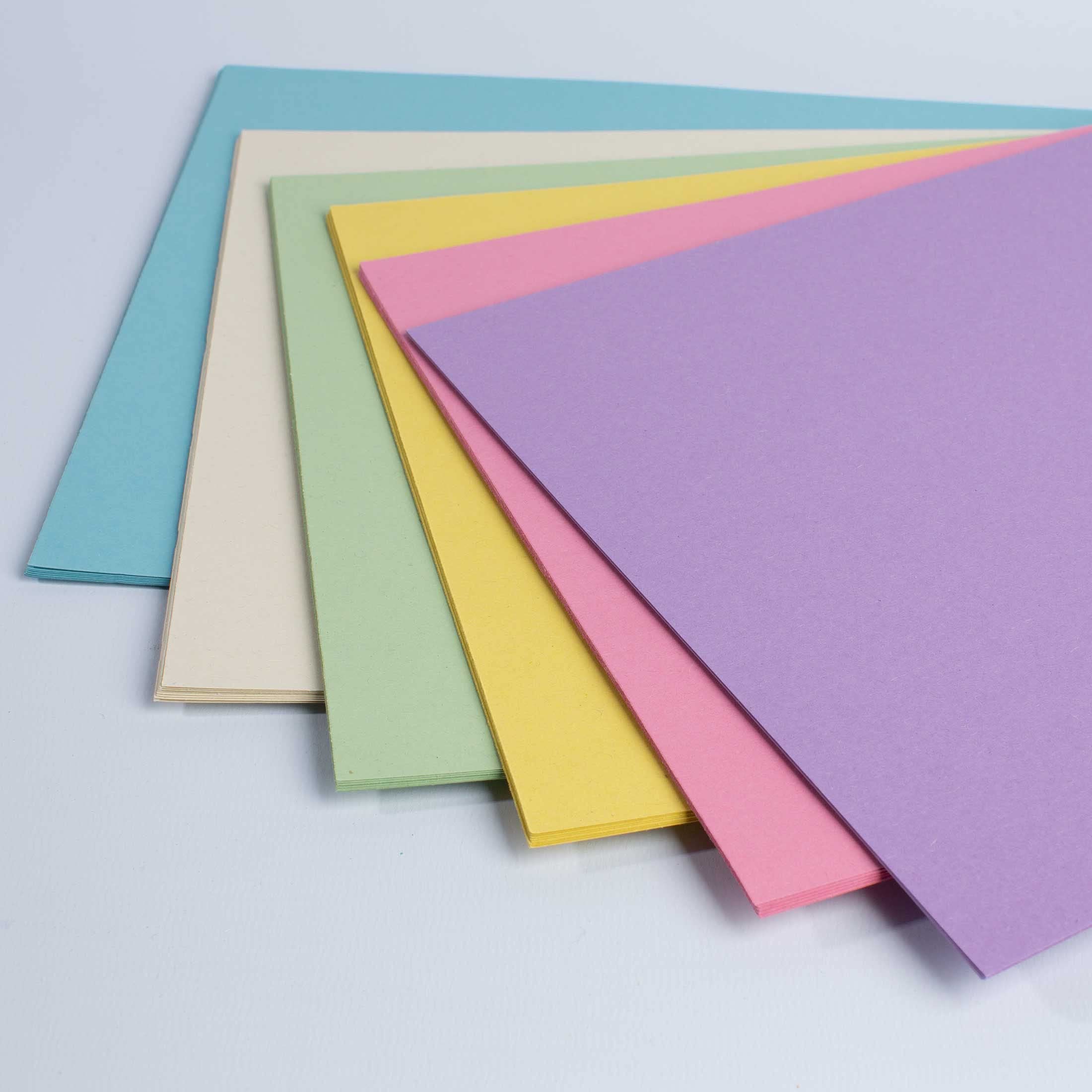 House of Card & Paper A3 160 GSM Card - Rainbow Pastel Coloured Card (Pack of 50 Sheets), HCP2389