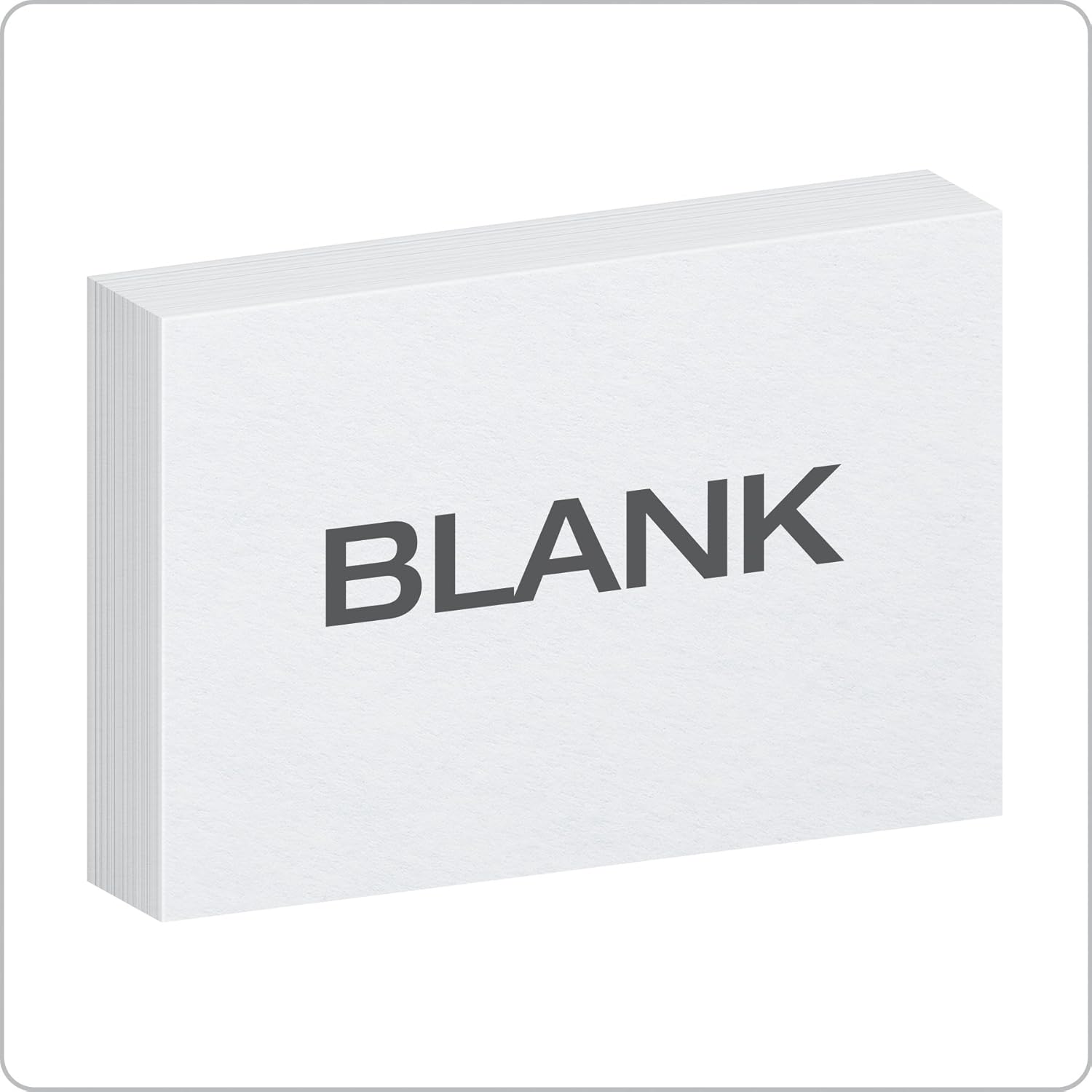 Oxford Blank Index Cards, 4" x 6", White, 300 pack (10002EE) : Office Products