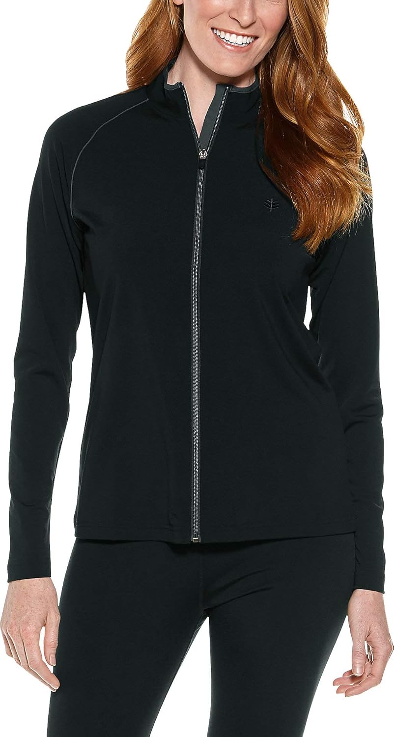 Coolibar UPF 50+ Women's Macarella Long Sleeve Water Jacket - Sun Protective: Clothing