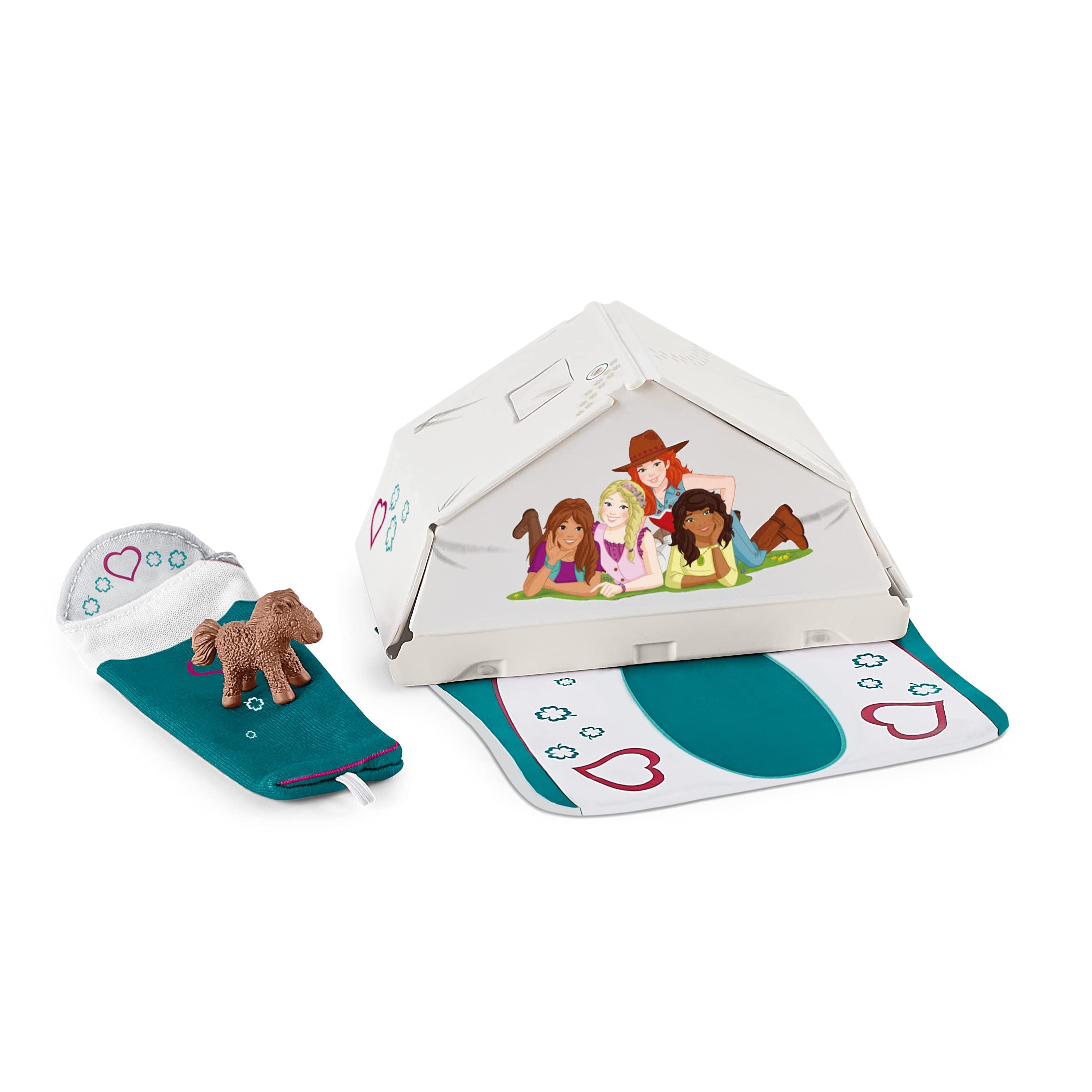 SCHLEICH 42537n Accessoires Camping Horse Club Toy Playset Accessory for children aged 5-12 Years