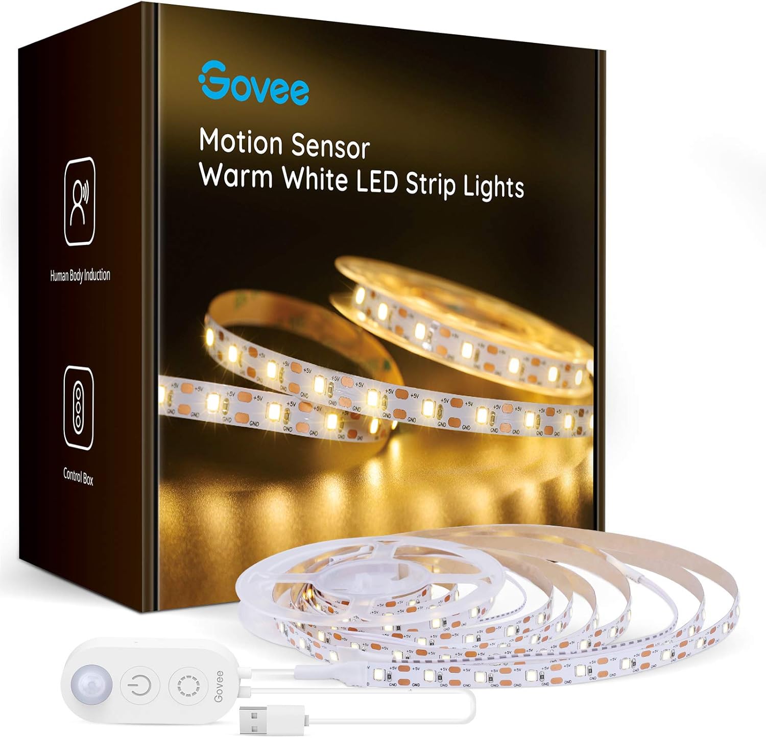 Govee Motion Sensor Led Light Strip, 9 