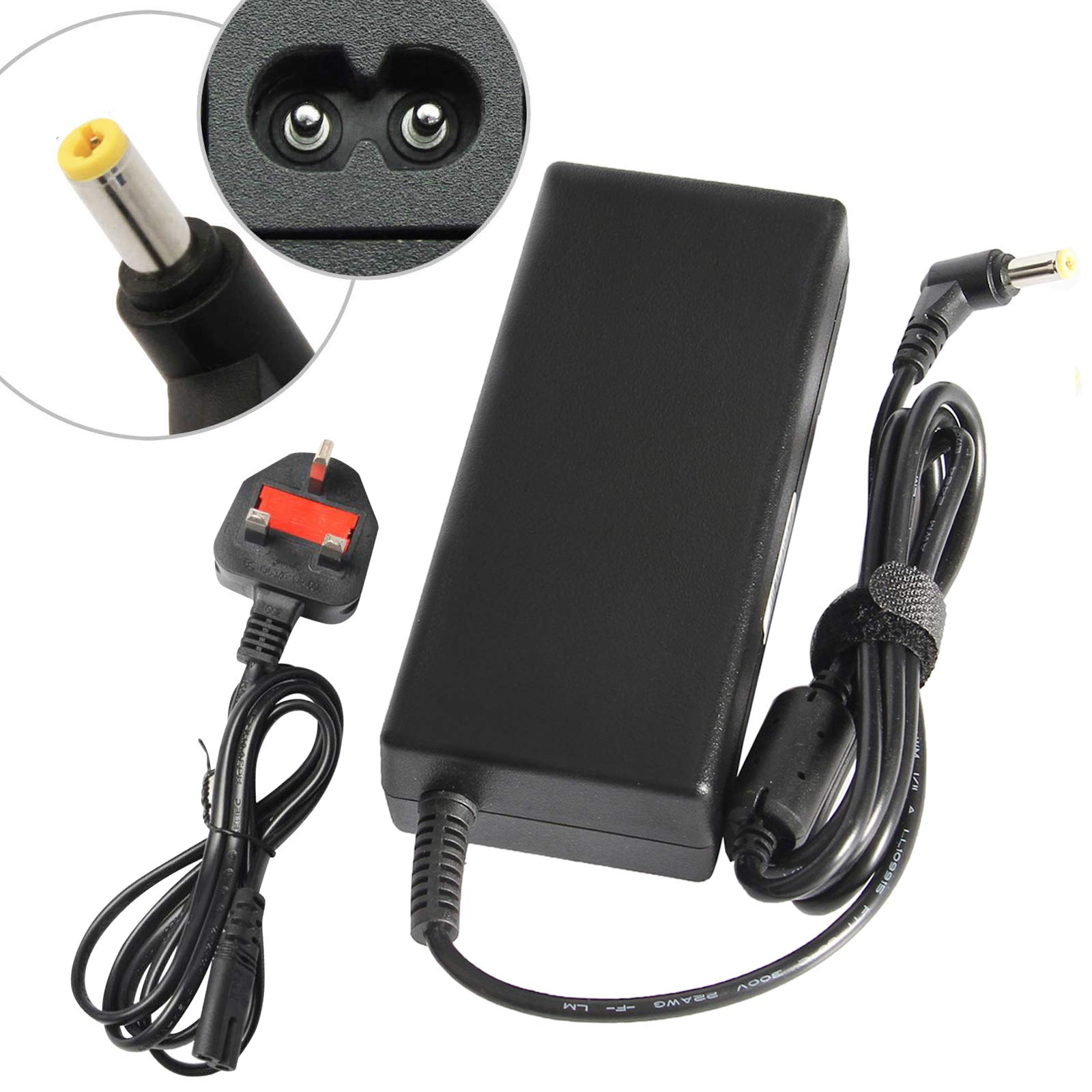 ARyee 19V 3.95A AC Adapter Laptop Charger for Toshiba Satellite 1110 1115 1130 1135 M40X Series