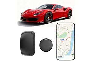 JNLIK GPS Tracker for Vehicles,Magnetic Waterproof Car Tracker, No Monthly fees, Mini Portable GPS Tracker for Cars, Trucks, 