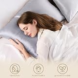 ZIMASILK 100% Mulberry Silk Pillowcase 19 Momme 40x80 cm Iron Grey view 4
