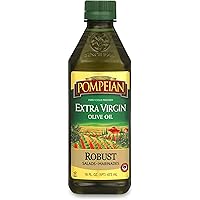 Pompeian Robust Extra Virgin Olive Oil, First Cold Pressed, Full-Bodied Flavor, Perfect for Salad Dressings & Marinades, 16 F