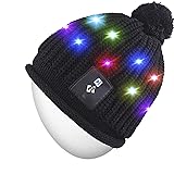Rotibox LED String Light Up Beanie Hat Knit Cap