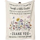 Flpoxzd Best Friends Blanket, Best Friend Birthday Gifts for Women, Gifts for Best Friend Woman, Bestie Gift for Women, Friendship Present for Woman 60”x50” Inches
