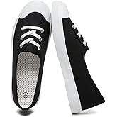 Uoidru Womens Slip On Shoes Low Top Canvas Sneakers Lightweight Casual Walking Shoes Fashion Work Sneakers