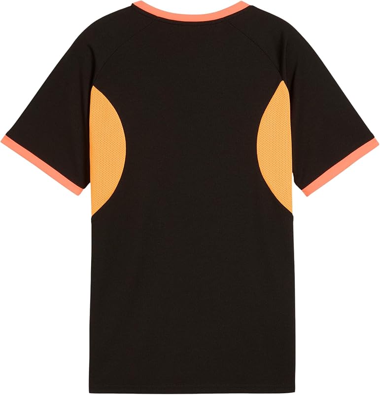 IndividualLIGAJersey Jr, Magliette Unisex - Bambini, PUMA Black-Heat Fire,