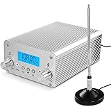 FM Transmitter for Church, APROTII 15W FM Broadcast Transmitter Long Range 1000m, Bluetooth MP3 Broadcast Radio Station 87~10