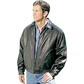 REED EST. 1950 Men’s Luxury All American Bomber Jacket – Union Made in USA Naked Cowhide Leather Classic Fit