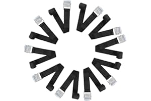 Tie Down Straps, 1M Heavy Duty Tensioning Belts, 10 Pack Adjustable Cargo Straps Ratchet Straps, Strap with Buckle, Lashing S