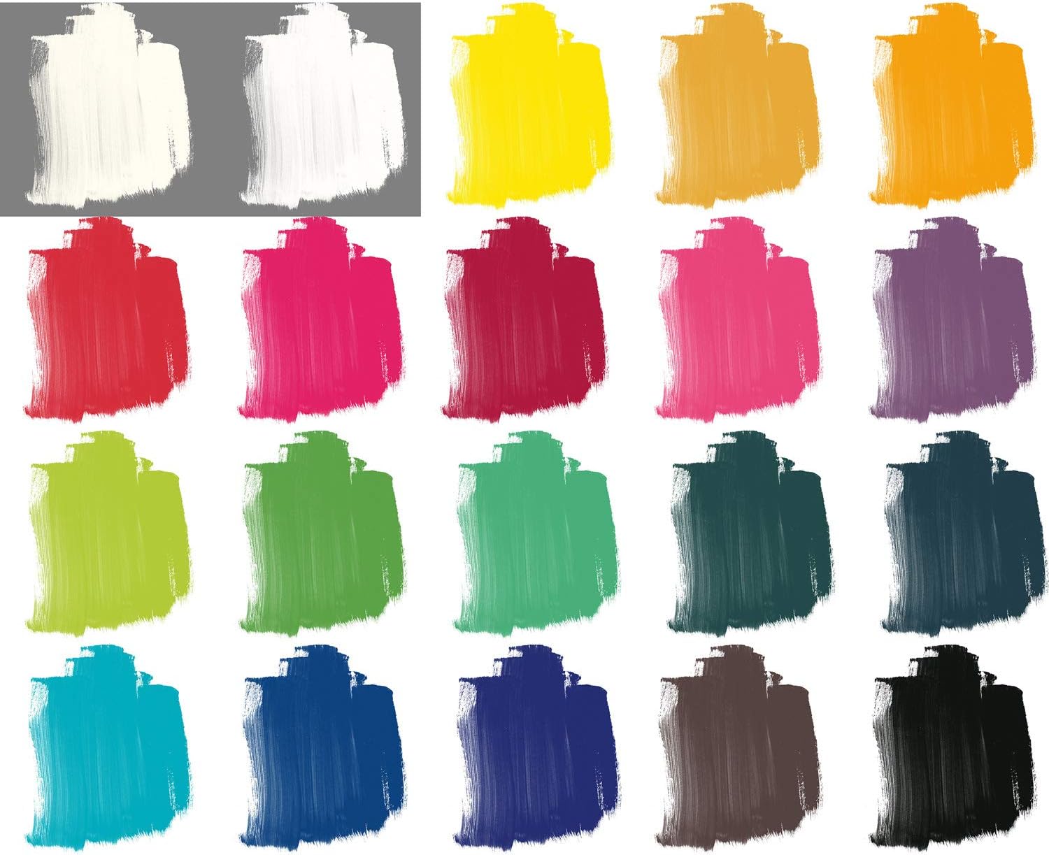 PEBEO Studio Acrylic 20 x 20 ml, APS833421, Multicolor, 400 ml (Pack of 1) - Image 3