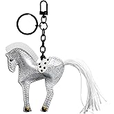 Autumnwell Horse Keychain, Hanging Charm Accessory for Purse, Bag and Backpacks Pony Key Chain for Women