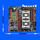 KVSERT X99 Dual CPU Motherboard 2xE5 2630 V3 4G DDR4 RECC RAM LGA 2011-V3 view 7