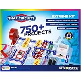 SNAP CIRCUITS Extreme SC-750 STEM Electronics Kit for Kids Ages 8+ | Advanced electronics set for building hundreds of hands-on circuit projects with reusable parts