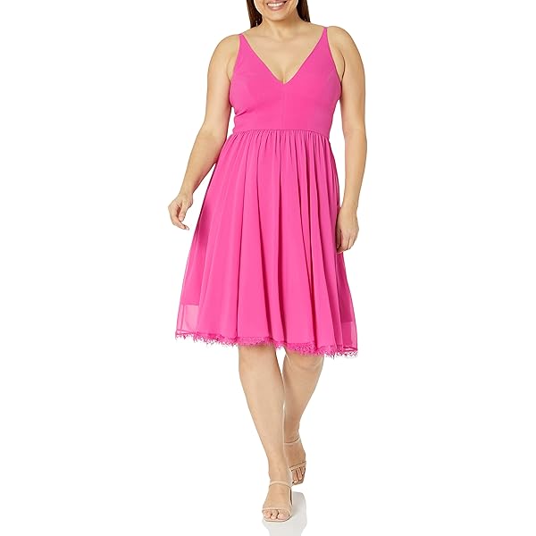 Amazon.com: Dress the Population Womens Mercy Fit and Flare Midi Special  Occasion, Poppy, Small US : Clothing, Shoes & Jewelry