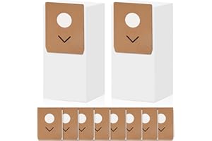 ANDONGO 10 Pack Dust Bags for Eureka Stylus Elite NEC490BL NEC490SE Cordless Stick Vacuum Cleaner, 3L large Capacity Replacement Dust Bag