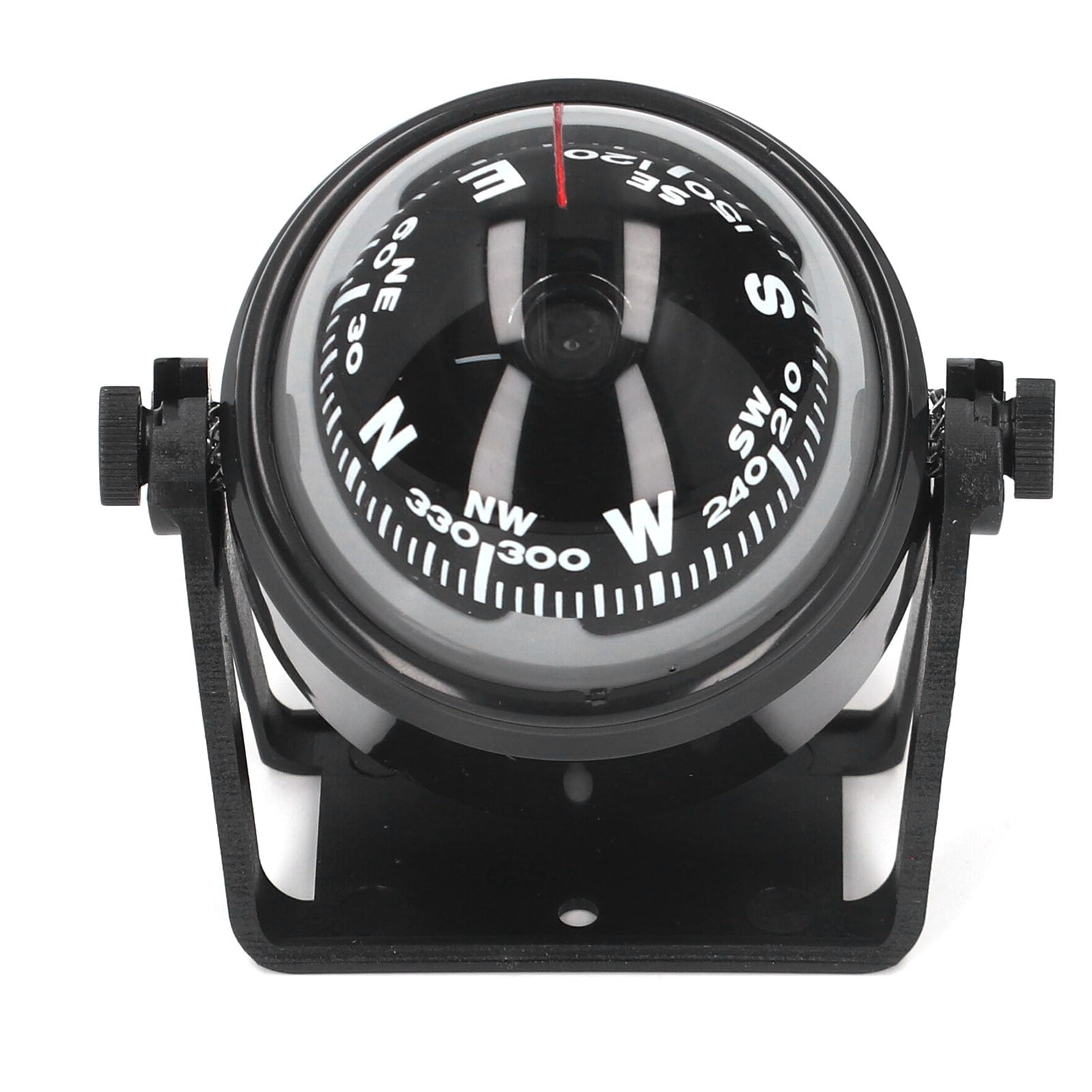 Akozon large boat compass + compass, sea ocean black electronic marine night vision digital with bracket mount for vehicle truck