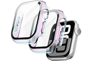 JETech Plated Case with Screen Protector for Apple Watch Series 11/10 42mm, Metallic Luster Design, Overall Protective Cover,