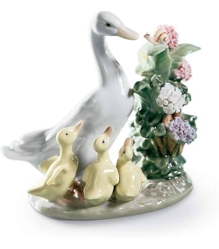 Amazon.com: LLADRÓ Morning Song Girl Figurine. Porcelain Girl with