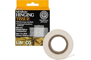 Lineco Self-Adhesive Mounting/Hinging Tissue 1 inch by 35 feet