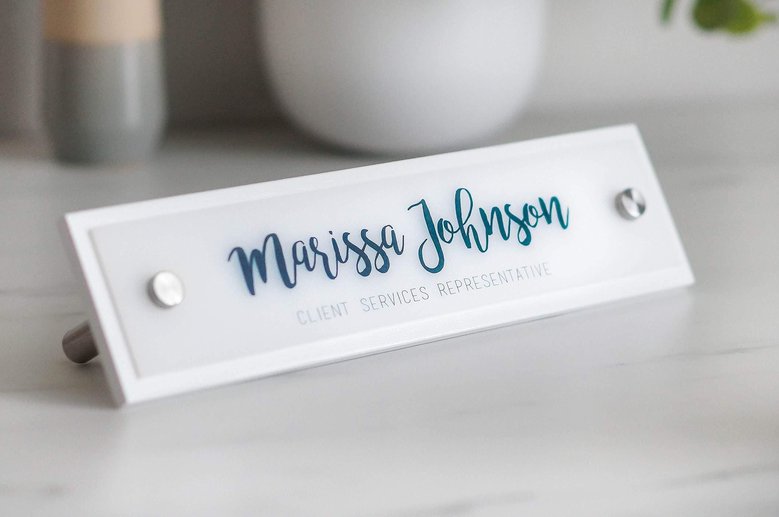 Desk Name Plate Plaque Personalized with your Name