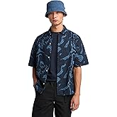 Timberland Mens Seersucker Graphic Resort Shirt