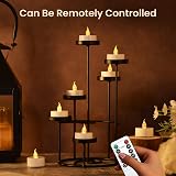 Cimetech 12 LED Tea Lights with Timer and Remote Control Battery Operated view 2