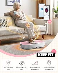 AXEFIT Vibration Plate Exercise Machine - Bluetooth