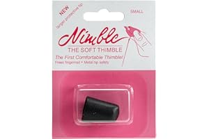 Nimble Thimble NT-S Thimbles Leather with Metal Tip-Small
