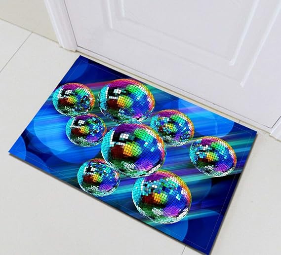 taquxinlaowan 72/79 '' Bola Reflectante Tela Impermeable Cortina de