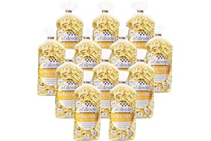 Al Dente Carba-Nada Egg Fettuccine, Lower Carb, High Protein Keto And point-based diet-Friendly, Artisanal, Best Tasting Low Carb Pasta Noodles, Cage-Free Eggs And Non-GMO Ingredients (Pack Of 12)