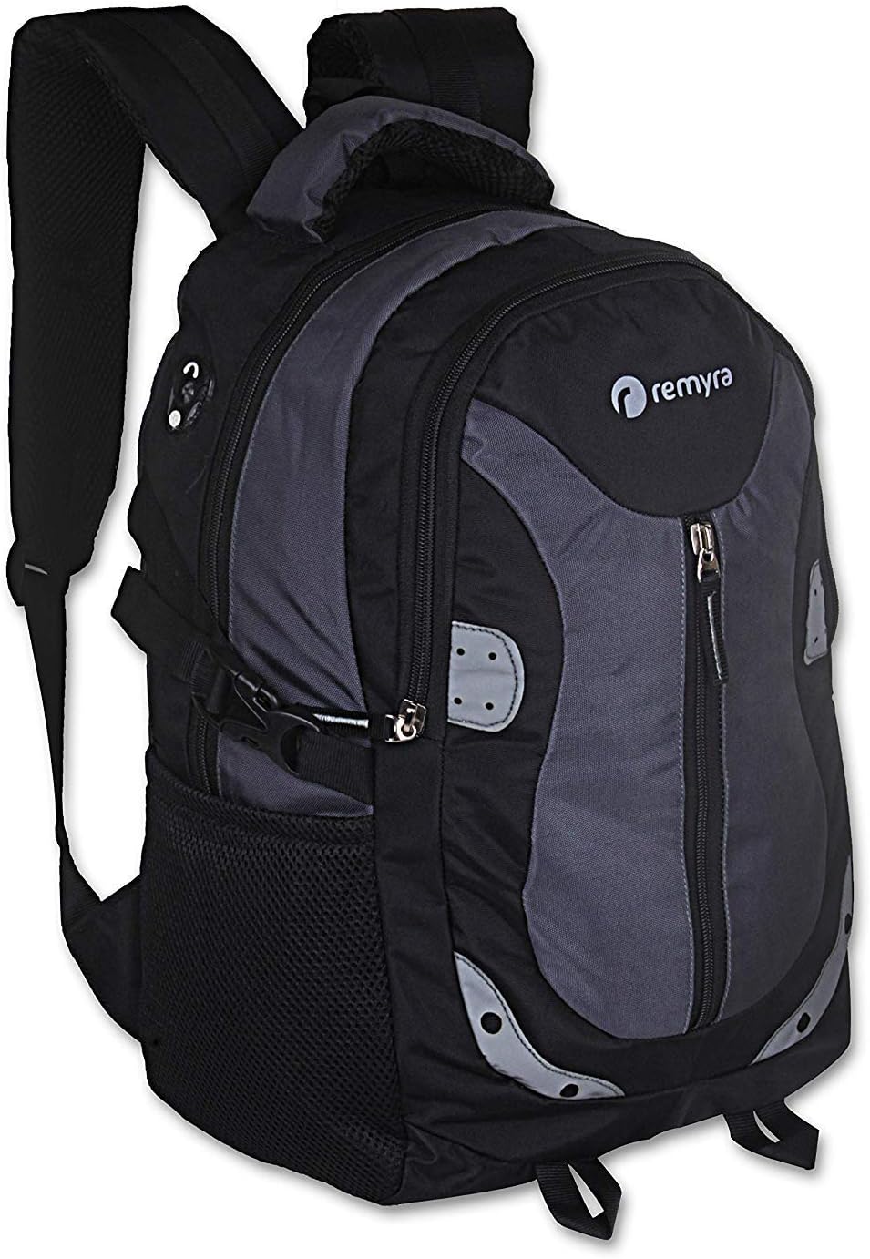 Reflector Travel Bags for Men Backpack with Laptop 17.3 inch Sleeve Shoulder Laptop Bags 30 litres Capacity (Black and Grey)