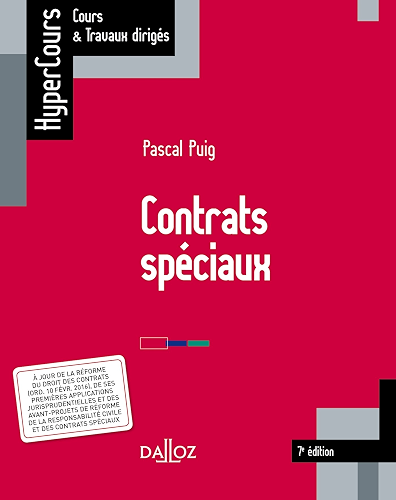 Download Contrats spéciaux (HyperCours) PDF