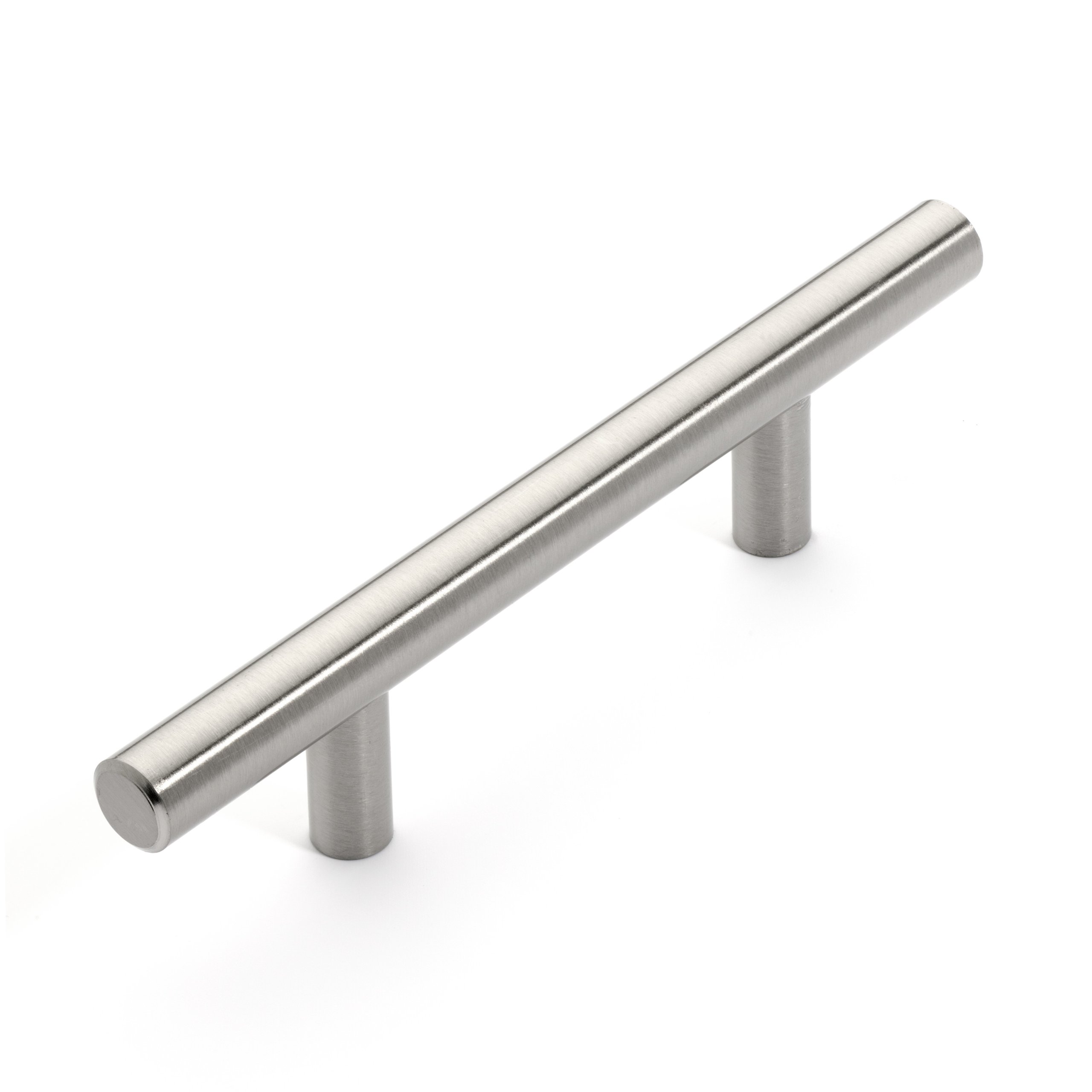 Photo 1 of Dynasty Hardware P-1001-SN European Bar Style Cabinet Pull 5-3/4" Satin Nickel