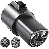 J1772 to Tesla Charger Adapter, J1772 to NACS Adapter (Max 80A, 240V), Fast Charging for Tesla Model 3/Y/S/X/Cybertruck, Comp