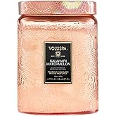 Voluspa Kalahari Watermelon, Large Candle Jar, 18 oz, 100 Hour Burn Time, Coconut Wax for Clean Burning, Handcrafted in the USA