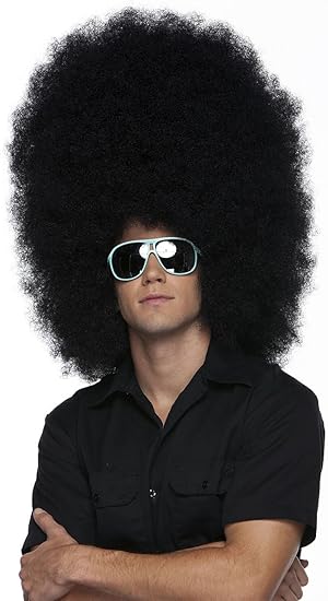 Amazon Co Jp Super High Afro ブラック 服 ファッション小物