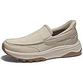 Coostar Slip On Shoes for Men Orthopedic Walking Loafers with Arch Support Canvas Shoe Casual