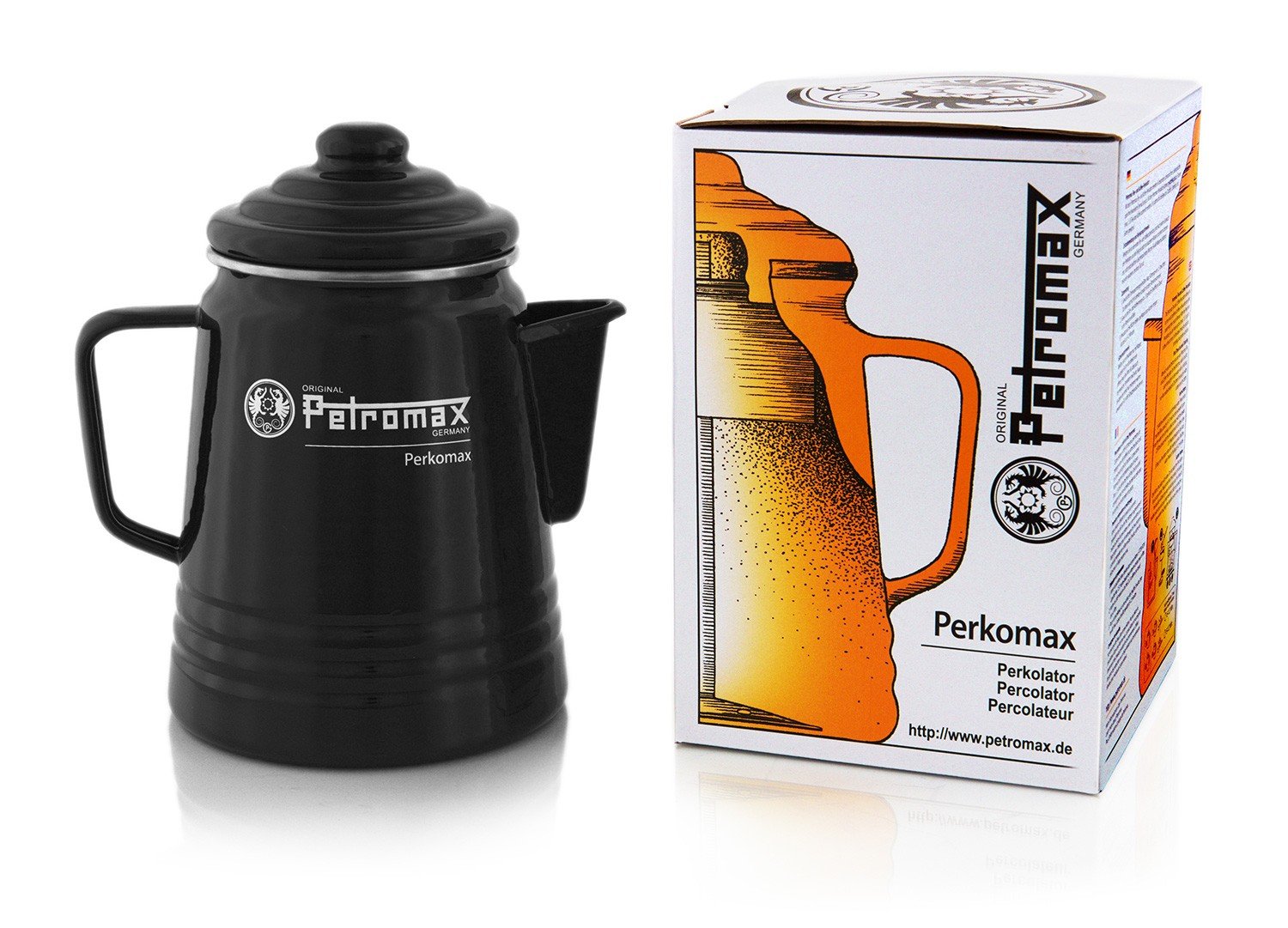 Petromax Tee und Kaffee Kaffeemaschine, Küche oder Lagerfeuer, emaillierter Stahl 5-6 Tassen - Bild 12 von 13
