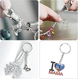 Didilor 80PCS Key Chain Rings & Open Jump Rings for DIY Crafts 25mm view 4