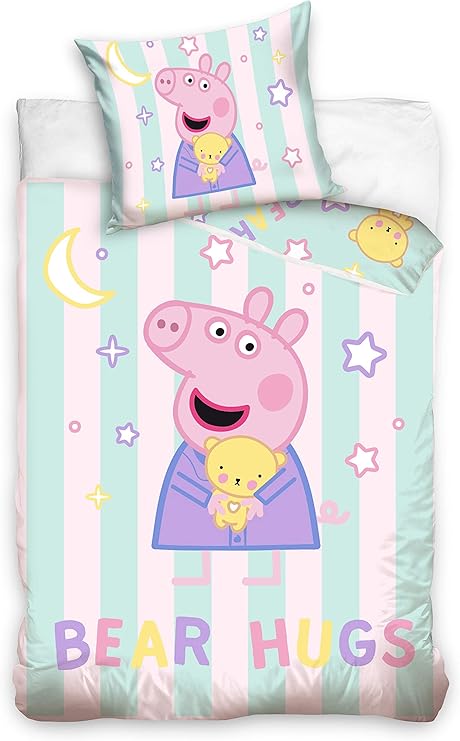 peppa pig crib sheets