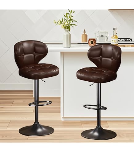Amazon.com: Grandview Gallery Grotto Adjustable Bar Stool, Black