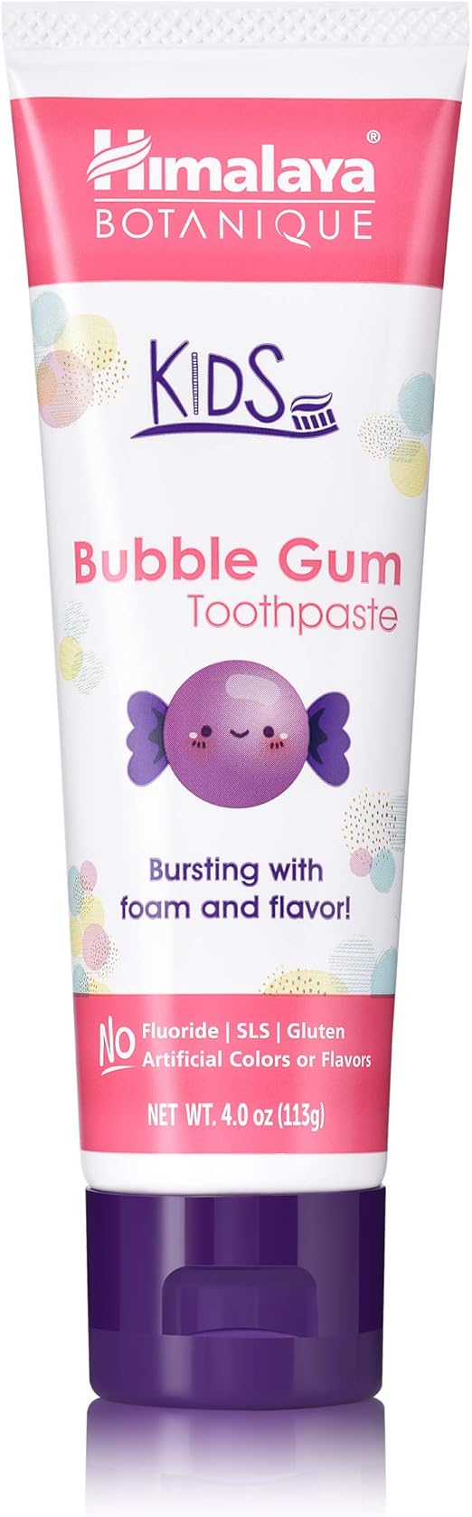Himalaya Botanique Kids Bubble Gum Toothpaste, 4oz (Natural