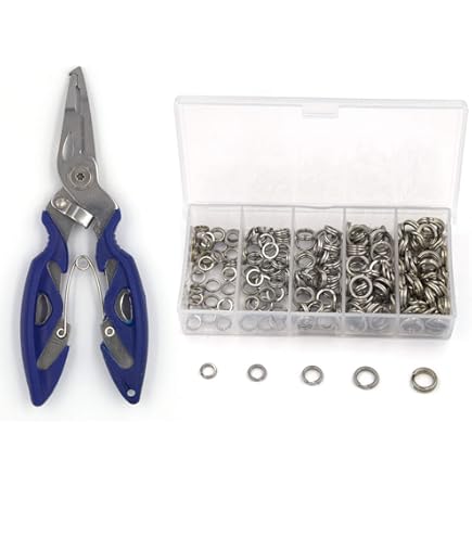 Lot De 3 Pinces à Pêche En Aluminium - Tueur De Poissons, Décrocheur, Pince à Anneaux - Longueur 24,5 Cm - Anti-corrosion - Pour Pêche En Mer, Rivière, Brochet
